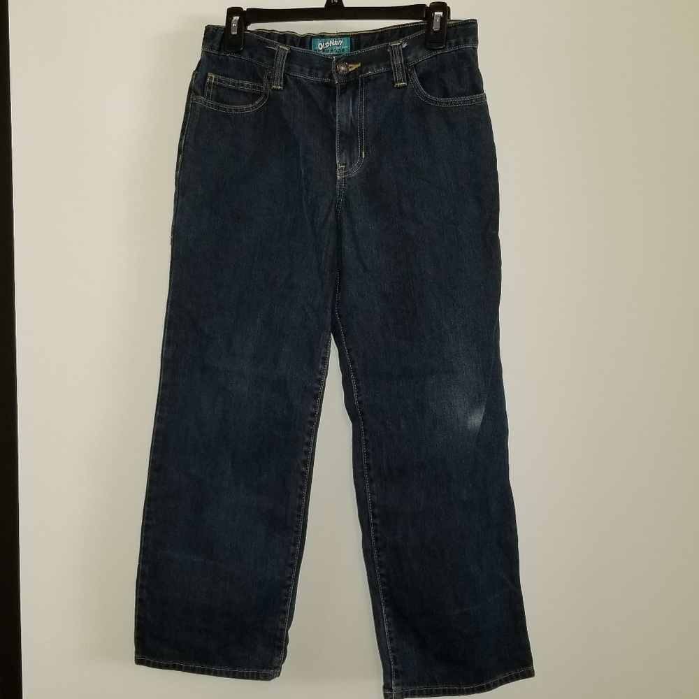 Old Navy Denim Jean Adjustable Waist Size 12 Husky